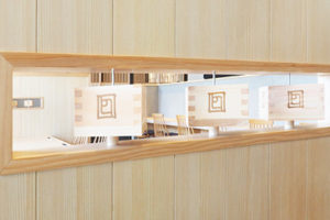 枡を使った内装材　MASPACIO　施工事例　円相大垣２