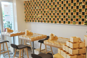 大垣枡の内装材MASPACIO　施工事例　masucafe