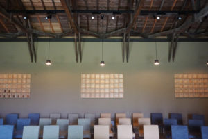 音楽ホール　木質空間　